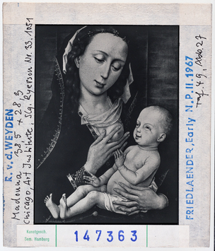 Vorschaubild Rogier van der Weyden: Madonna. Chicago, Institute of Art 